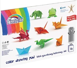 Picture of Blok rysunkowy Fiorello A4/16k - kolorowy (437301)