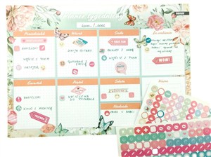 Picture of Planer B4/52K + naklejki 2xA5 Kwiaty