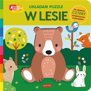 Obrazek W lesie Akademia mądrego dziecka Układam puzzle