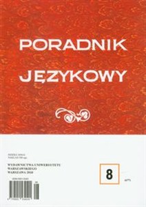 Obrazek Poradnik językowy 8/2010