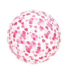 Picture of Piłka PVC 230mm Serduszka