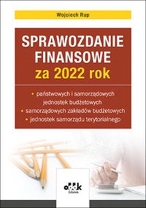 Obrazek Sprawozdanie finansowe za 2022 rok państwowych i samorządowych jednostek budżetowych samorządowych