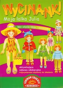 Obrazek Wycinanki Moja lalka Julia aktywizująca zabawa edukacyjna