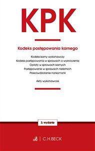 Picture of Kodeks postępowania karnego oraz ustawy towarzyszące