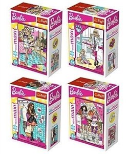 Obrazek Puzzle 20 miniMaxi Wymarzony zawód Barbie mixTREFL