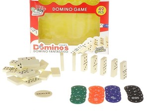 Picture of Domino z żetonami 49el