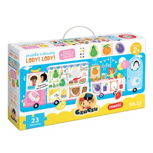 Obrazek CzuCzu Puzzle z dziurką Lody! Lody!