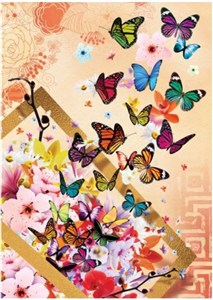 Picture of Puzzle 500 Kolorowe motyle