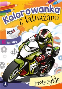 Picture of Motocykle. Kolorowanka z tatuażami
