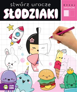 Obrazek Rysuj symetrycznie Stwórz urocze słodziaki