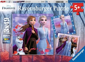 Obrazek Puzle 3x49 Kraina Lodu 2