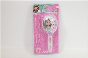 Obrazek Szczotka do włosów z naszyjnikiem Gabby's Dollhouse GD00089