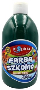 Obrazek Farba szkolna ciemnozielona 500ml