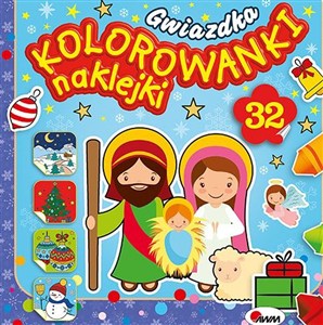 Obrazek Kolorowanki naklejki Gwiazdka
