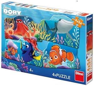 Picture of Puzzle 4x54 Gdzie jest Dory? DINO