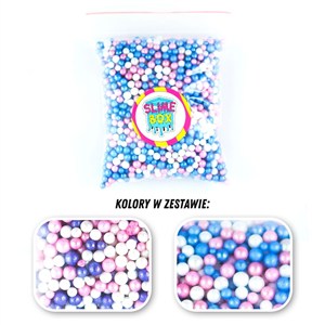 Obrazek Kulki styropianowe zestaw nr 2 - 2 kolory (baby blue/princeska)