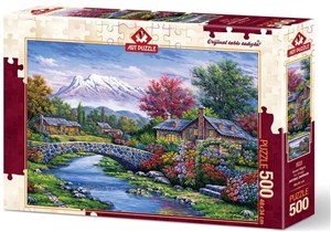 Picture of Puzzle 500 Piękna chatka nad rzeką