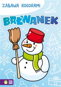 Obrazek Zabawa kolorami Bałwanek