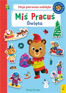Obrazek Miś Pracuś Święta Książka z naklejkami