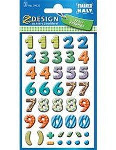 Obrazek Naklejki kolorowe cyferki