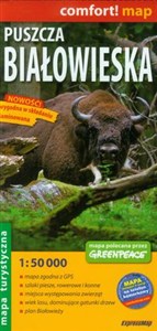 Obrazek Puszcza Białowieska laminowana mapa turystyczna 1:50 000
