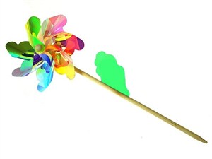 Picture of Wiatrak śred.18 cm drewniany trzonek