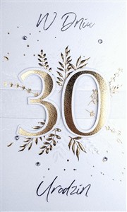 Picture of Karnet Urodziny 30