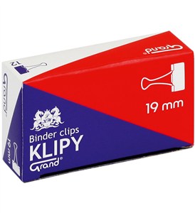 Obrazek Klipy biurowe Grand 19 mm