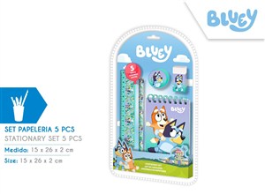 Obrazek Zestaw piśmienniczy Bluey  5 elementów BY00005