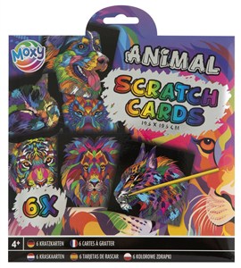 Obrazek Zestaw do wydrapywanek wzór Zwierzątko