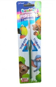 Obrazek Pędzel trójkątny nylonowy BAMBINO 12