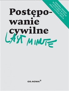Obrazek Postępowanie cywilne Last minute