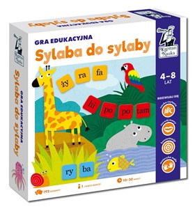Obrazek Gra Sylaba do sylaby 4-8 lat Kapitan Nauka