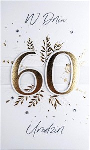 Picture of Karnet Urodziny 60