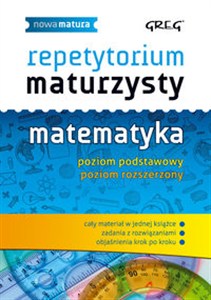 Obrazek Repetytorium maturzysty matematyka Poziom podstawowy poziom rozszerzony