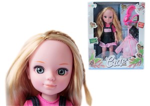 Picture of Lalka w zestawie z ubrankami 33cm