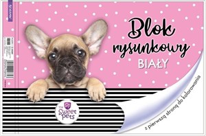 Picture of Blok rysunkowy biały A4/20K Pies