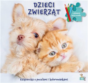 Picture of Książeczka z puzzlami Dzieci zwierząt