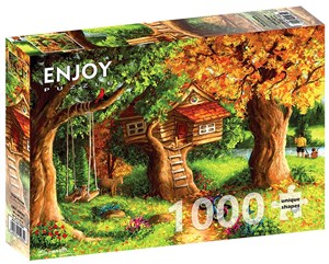 Obrazek Puzzle 1000 Domek na drzewie