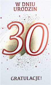 Picture of Karnet Urodziny 30