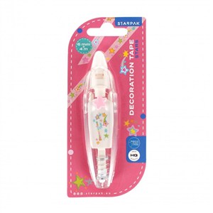 Obrazek Taśma dekoracyjna Gwiazdki 6mm x 4m