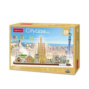 Picture of Puzzle 3D City Line Barcelona