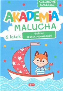 Obrazek Akademia Malucha. 2-latek ćwiczy spostrzegawczość