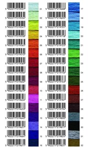 Picture of Bibuła marszczona nr 31 srebrna (10szt)