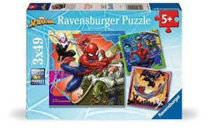 Obrazek Puzzle 3x49 Spiderman