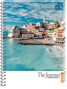 Obrazek Kołozeszyt A5 w kratkę 80 kartek 5 sztuk mix