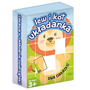 Obrazek Lew i kot układanka
