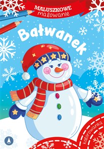 Obrazek Bałwanek. Maluszkowe malowanie