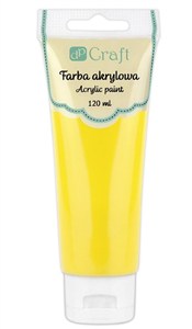 Obrazek Farba akrylowa żółta 120ml