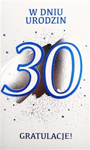 Picture of Karnet Urodziny 30